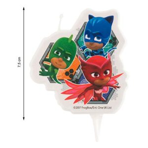 PJ Masks 346204 2D Filigree Candle Wax, Multi-Colour, 5 x 2 x 8 cm