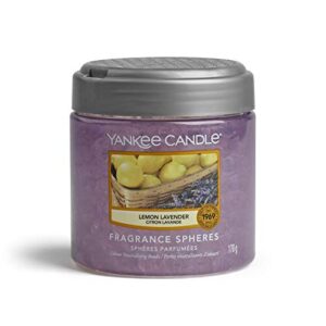 yankee candle spheres air freshener, up to 45 days of fragrance, lemon lavender