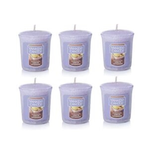 yankee candle lot of 6 lemon lavender votives