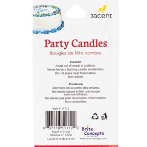 Jacent Polka Dot Number Birthday Candle Cake Topper - #4 Candle