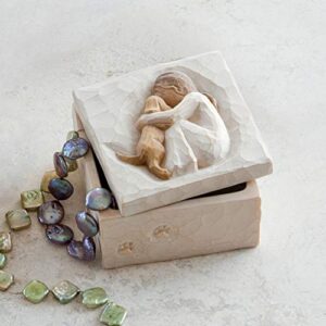 Willow Tree True, sculpted hand-painted keepsake box