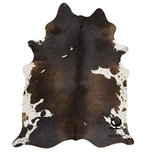 exotic brown cowhide rug