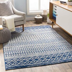artistic weavers chester boho moroccan area rug 5’3″ x 7’6″ , royal blue