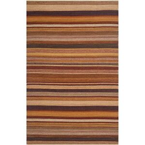 safavieh kilim collection 8′ x 10′ rust klm951b handmade flatweave wool area rug
