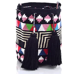 Wayuu Boho Chic Collection Designer Hand Woven Crocheted Tote Bag