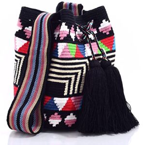 Wayuu Boho Chic Collection Designer Hand Woven Crocheted Tote Bag