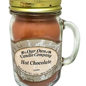 Our Own Candle Company Hot Chocolate Scented 13 Ounce Mason Jar Candle