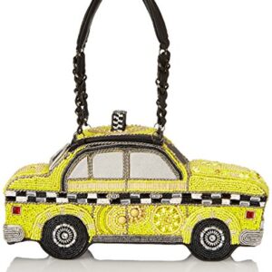 Mary Frances Women's Taxi Clutch Shoulder Handbag, Yellow, One Size