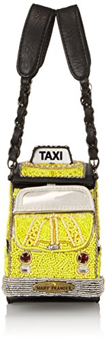 Mary Frances Women's Taxi Clutch Shoulder Handbag, Yellow, One Size