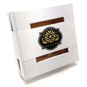 CB Accessories Wedding Unity Coins - Arras de Boda - Decorative Box with Rhinestone Crystals Keepsake 76 (Gold)