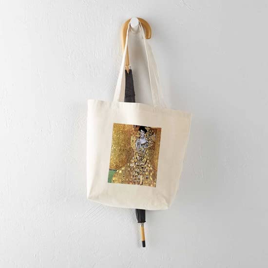 CafePress Adele Gustav Klimt Tote-Bag Natural Canvas Tote-Bag,Shopping-Bag