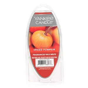yankee candle spiced pumpkin 6 pack fragranced wax melts