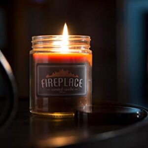 VAT19 Fireplace Scented Jar Candle (6.5 oz)