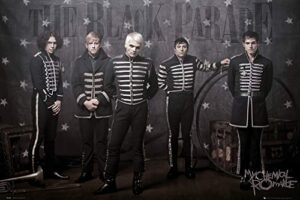 poster stop online my chemical romance – music poster (the guys – the black parade) (size 36 x 24) (unframed, unframed)