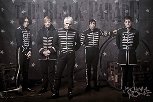 POSTER STOP ONLINE My Chemical Romance - Music Poster (The Guys - The Black Parade) (Size 36 x 24) (Unframed, Unframed)