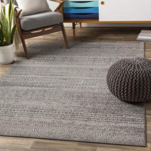 artistic weavers brittney area rug, 6’7″ x 9′, grey