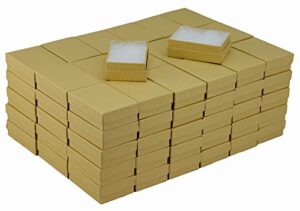 jpb kraft cotton filled jewelry box #32 (case of 100) 3.125 inches x 2.125 inches