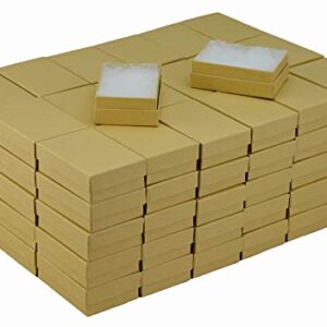 JPB Kraft Cotton Filled Jewelry Box #32 (Case of 100) 3.125 inches x 2.125 inches