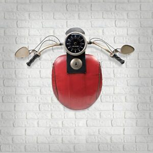 EXCELLO GLOBAL PRODUCTS Motorcycle Tank/Handle bar with Clock