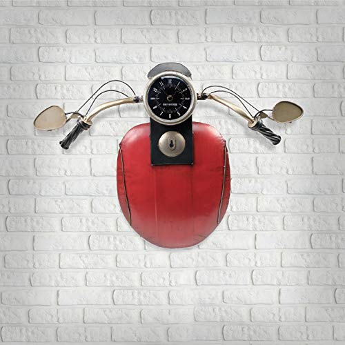 EXCELLO GLOBAL PRODUCTS Motorcycle Tank/Handle bar with Clock