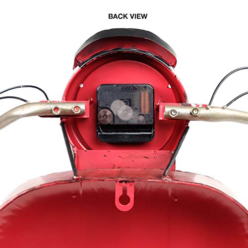 EXCELLO GLOBAL PRODUCTS Motorcycle Tank/Handle bar with Clock