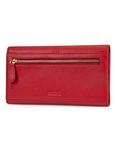 Timberland Women's Leather RFID Flap Wallet Clutch Organizer