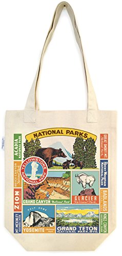 Cavallini Papers & Co., Inc. National Parks Tote Bag