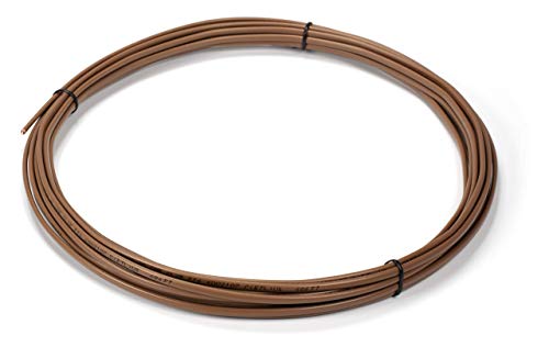 Thermostat Wire 18/6 - Brown - Solid Copper 18 Gauge, 6 Conductor - CL2 (UL Listed) CMR Riser Rated (CL3) - Residential, Commercial and Industrial Rated - 18-6, 50 Feet