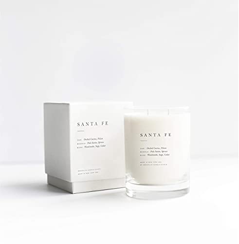 Brooklyn Candle Studio Santa Fe Escapist Candle | Luxury Scented Candle, Vegan Soy Wax, Hand Poured in The USA | 70 Hour Slow Burn Time | 13 oz