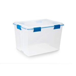 sealed storage container – 80qt / 76l • 18″w x 24″l x 15.25″h
