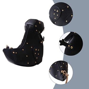 LUI SUI Women Dinosaur Shape Shoulder Bag Rivet Chic Purse Whale Animal Bags Novelty Crossbody Bags For Girls