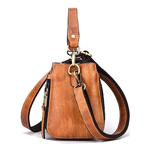 Small Cross Body Tote Purse Handbag for Women Natural Skin Luxury Ladies Messenger Shoulder Top Handle Genuine Leather Bags