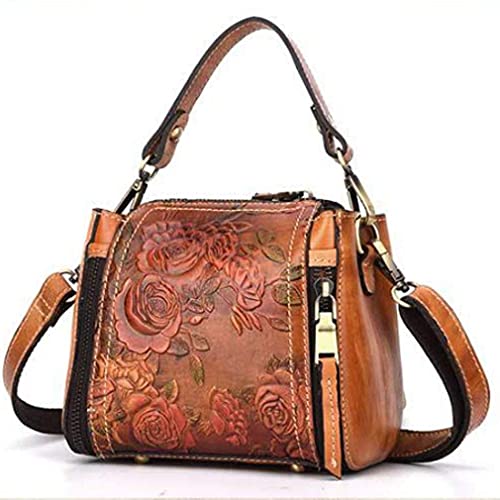 Small Cross Body Tote Purse Handbag for Women Natural Skin Luxury Ladies Messenger Shoulder Top Handle Genuine Leather Bags