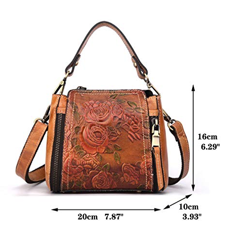 Small Cross Body Tote Purse Handbag for Women Natural Skin Luxury Ladies Messenger Shoulder Top Handle Genuine Leather Bags