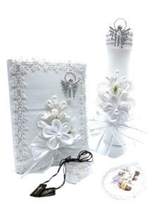 first communion candle set for a girl