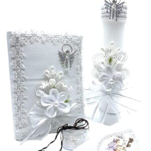 First Communion Candle Set for a Girl