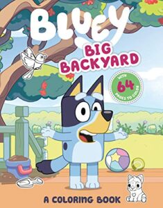 bluey: big backyard: a coloring book