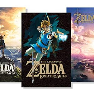 Pyramid America Set of 3 Legend of Zelda Breath of Wild Fan Collection Poster Set Bundle 24x36 inch