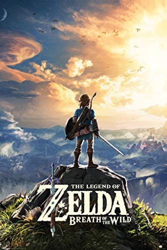 Pyramid America Set of 3 Legend of Zelda Breath of Wild Fan Collection Poster Set Bundle 24x36 inch