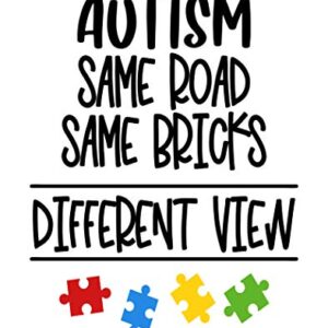 Simply Remarkable Set of 3 Autism Poster Prints Autism Awareness Home Decor Autistic Spectrum (8x10, Set of 3)