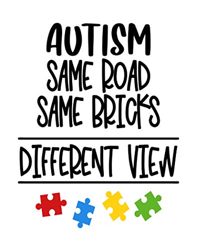 Simply Remarkable Set of 3 Autism Poster Prints Autism Awareness Home Decor Autistic Spectrum (8x10, Set of 3)