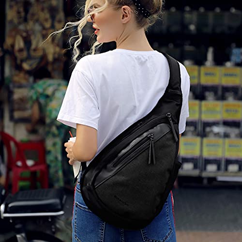 Sherpani Esprit, Anti Theft Sling Bag, Sling Backpack, Crossbody Backpack, Sling Bag for Women, Fits 10 inch Tablet (Carbon)