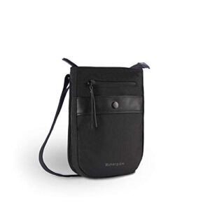 sherpani prima, anti theft crossbody bag, travel bag, small shoulder bag, cross body bag, purses for women (carbon)