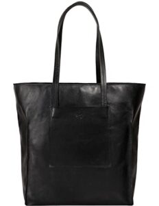scully cintia leather tote bag black one size