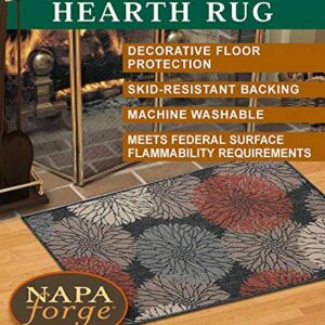 Pilgrim Home and Hearth Pilgrim Fireplace Hearth Area Rug, 46" x 28", Beautiful