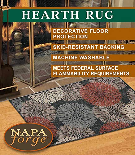 Pilgrim Home and Hearth Pilgrim Fireplace Hearth Area Rug, 46" x 28", Beautiful