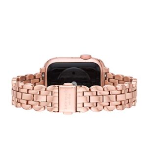 Kate Spade New York Stainless Steel Band for 38/40mm Apple Watch Series 1-7, Color: Rose Gold (Model: KSS0067)