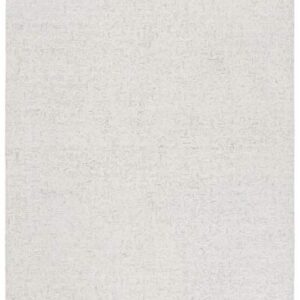 SAFAVIEH Micro-Loop Collection 9' x 12' Light Grey/Ivory MLP537F Handmade Premium Wool Area Rug