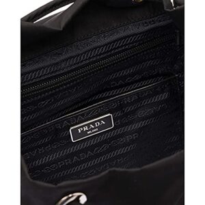 Prada Black Tessuto Nylon Soft Calf Leather Adjustable Backpack 1BZ677