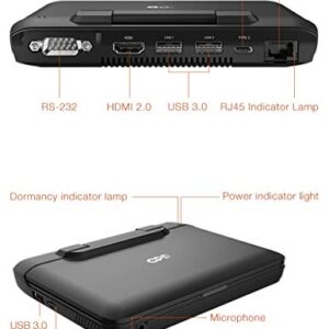 GPD MicroPC [Latest HW Update] 6" Handheld Industry Laptop Win 10 Pro 8GB RAM/256GB ROM Portable PC apply to communication, electric power, exploration, mining, archaeology, business services